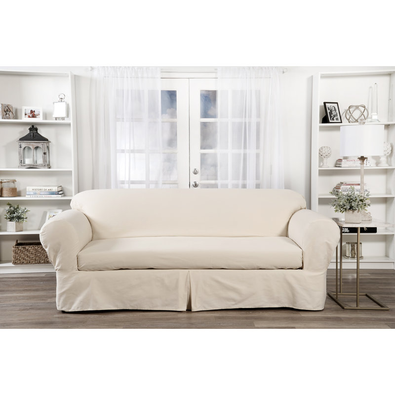Darby Home Co Box Cushion Sofa Slipcover & Reviews Wayfair